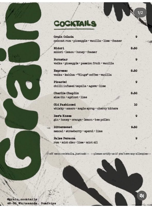 Grain Cocktails